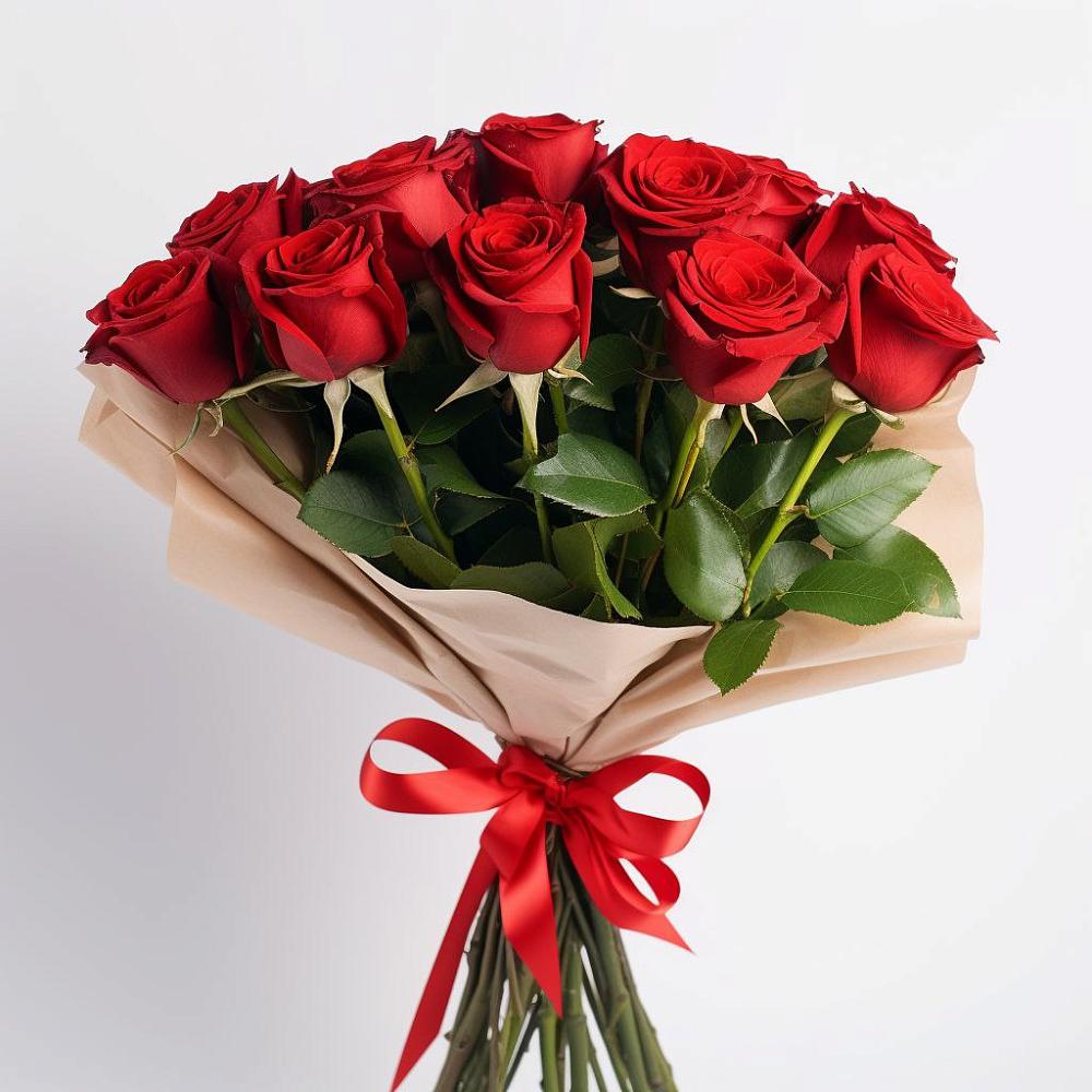 Букет 11 Красных роз Эдлесс Лав в Нефтекумске