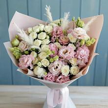 Букет цветов из:  Альстромерии и Розы #REPLACE_PRED# Нефтекумске